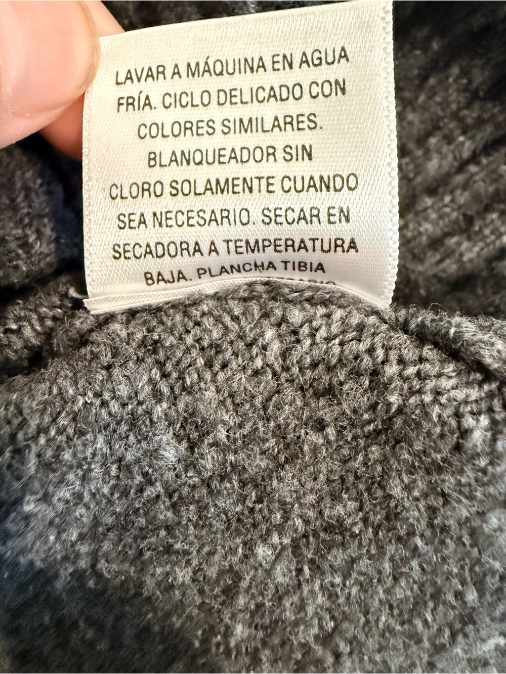 Style & Co. Petite Cowl Neck Sweater PM Gray - Picture 8 of 8